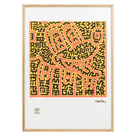 Keith Haring Silkscreen, 1990s