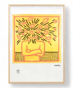 Vibrant Keith Haring Silkscreen - Styylish