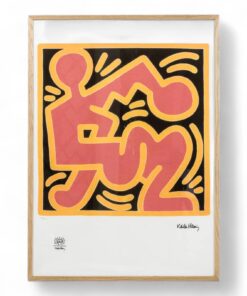 Framed Keith Haring Silkscreen - Styylish