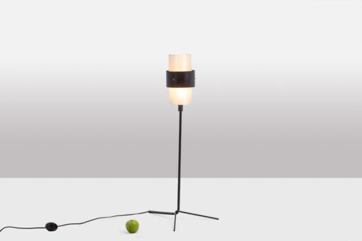 Tripod Lamp in Granite Lucite - Light On - Styylish