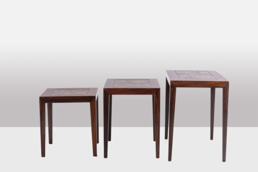 Set of 3 Nesting Tables - Front Profile - Styylish