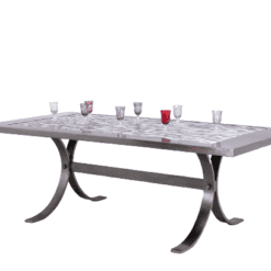 Ceramic Dining Room Table - Side View - Styylish