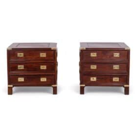 Pair of Mahogany Chests, 1950