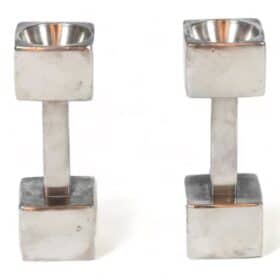 Pair of Astrid Fog Candlesticks for Just Denmark, 1960s