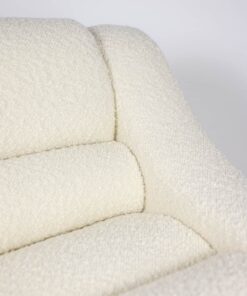 Pair of Bouclé Armchairs - Fold Details - Styylish