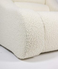 Pair of Bouclé Armchairs - Corner Detail - Styylish