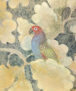 Painted Canvas Representing Birds - Color Detail - Styylish