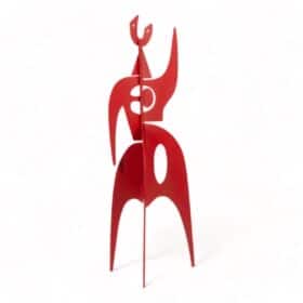 Antonine de Saint Pierre. Sculpture “Jouve” in red. Year 2024.