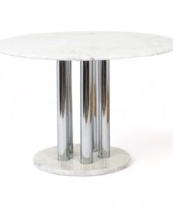 Marble Table with Chrome - Styylish