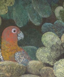 Parakeet Painting - Floral Detail - Styylish
