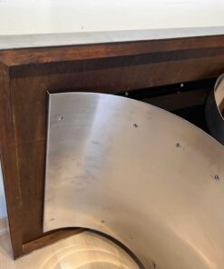 Curved Sofa Table Stainless Steel - Underneath - Styylish