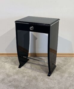 Art Deco Side Table with Drawer - Front Side - Styylish