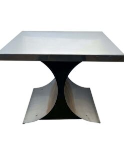 Curved Sofa Table Stainless Steel - Side of Curve Interior - Styylish