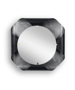 Mirror in Curved Metal - Styylish