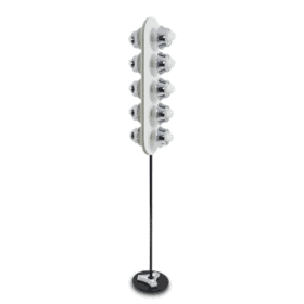 Angelo Cucci Lacquered Metal Floor Lamp, 1960s