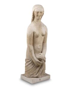 Marie Madeleine Limestone Sculpture - Side - Styylish