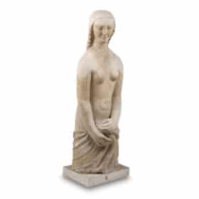 Marie Madeleine Limestone Sculpture, 1940s