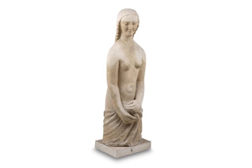 Marie Madeleine Limestone Sculpture - Side - Styylish