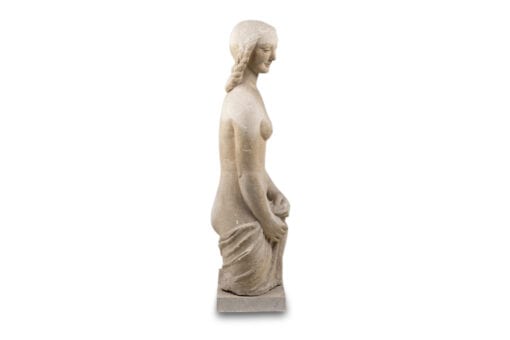 Marie Madeleine Limestone Sculpture - Side Profile - Styylish