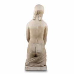 Marie Madeleine Limestone Sculpture - Back Profile - Styylish