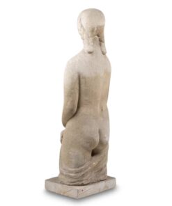 Marie Madeleine Limestone Sculpture - Back - Styylish