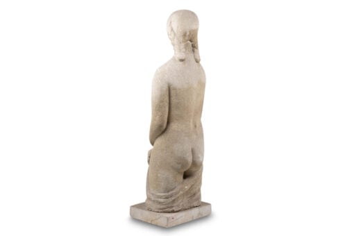 Marie Madeleine Limestone Sculpture - Back - Styylish