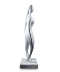 Dragoljub Milosevic Fiberglass Sculpture - Side with Face - Styylish