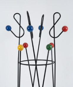 Roger Feraud Coat Hanger - Colorful Wood Accents - Styylish