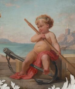 Pair of Paintings Representing Allegories - Figure Detail - Styylish