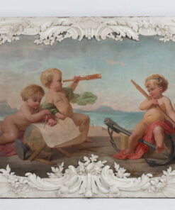 Pair of Paintings Representing Allegories - Left Panel - Styylish