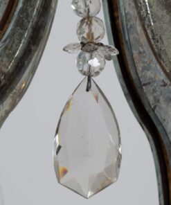 Maison Baguès Églomisé Mirror Chandelier - Crystal Decor - Styylish