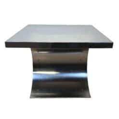 Curved Sofa Table Stainless Steel - Side of Curve - Styylish