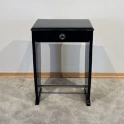 Art Deco Side Table with Drawer - Front Profile - Styylish