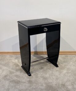Art Deco Side Table with Drawer - Side Profile - Styylish