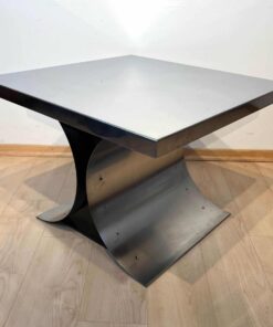 Curved Sofa Table Stainless Steel - Side View of Curved Legs - Styylish