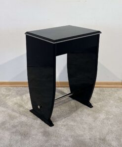 Art Deco Side Table with Drawer - Back - Styylish