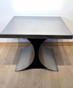 Curved Sofa Table Stainless Steel - Side View - Styylish