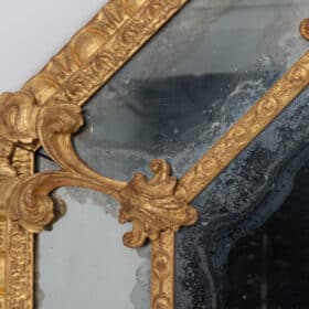 Pair of Louis XIV Style Mirrors in Gilded Wood, Circa 1880