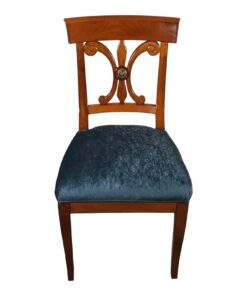 Authentic Biedermeier Chairs- front view of one chair- Styylish