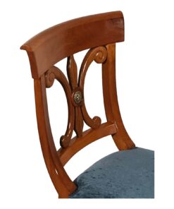 Authentic Biedermeier Chairs- three-quarter view of a backrest- Styylish