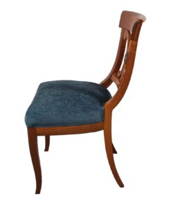 Authentic Biedermeier Chairs- side view of one chair right- Styylish