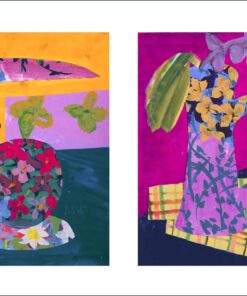 Contemporary Collage by Mara Wagner- view of two collages-Styylish