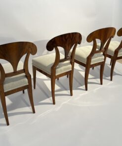 Four Biedermeier Shovel Chairs - Back of Four - Styylish