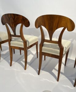 Four Biedermeier Shovel Chairs - Back of Frame - Styylish