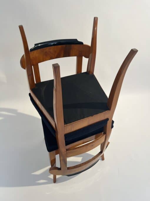 Five Original Biedermeier Chairs - Stacked - Styylish