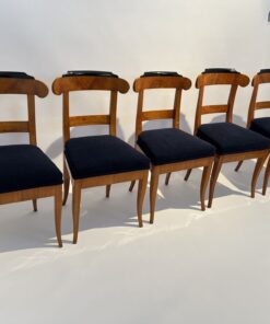 Five Original Biedermeier Chairs - Set of Five - Styylish