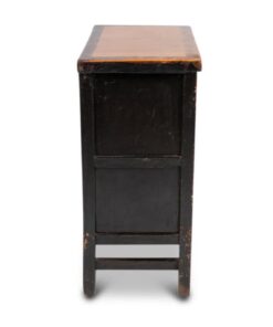 Chinese Red Lacquer Sideboards - Side Detail - Styylish