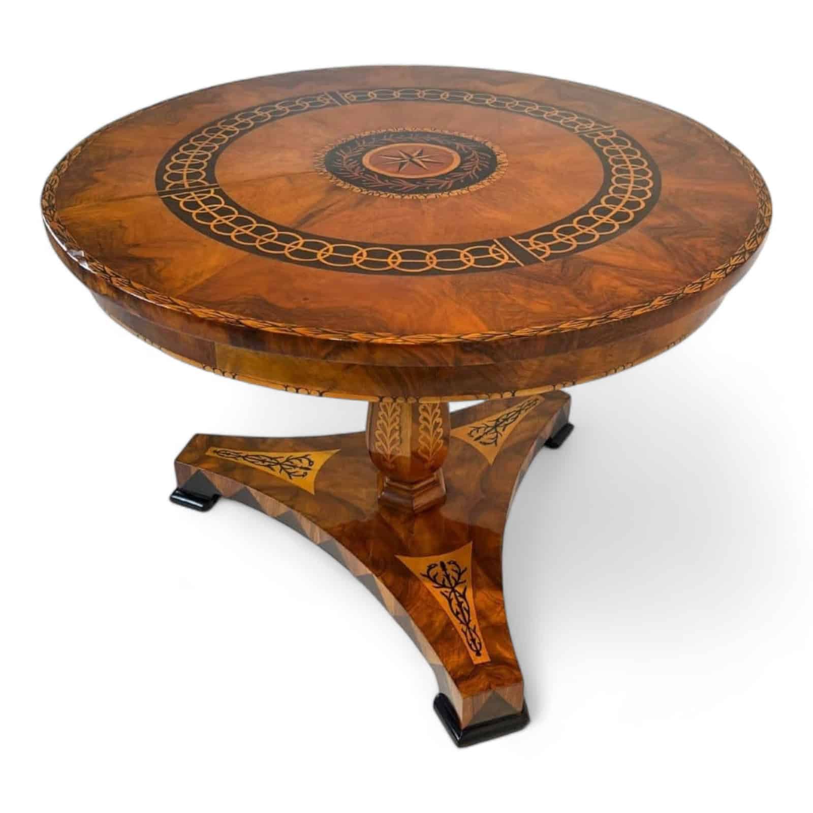 Neoclassical Biedermeier Center Table- styylish