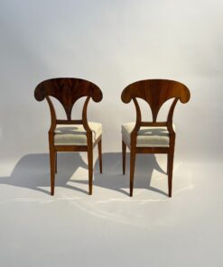 Four Biedermeier Shovel Chairs - Back Detail - Styylish