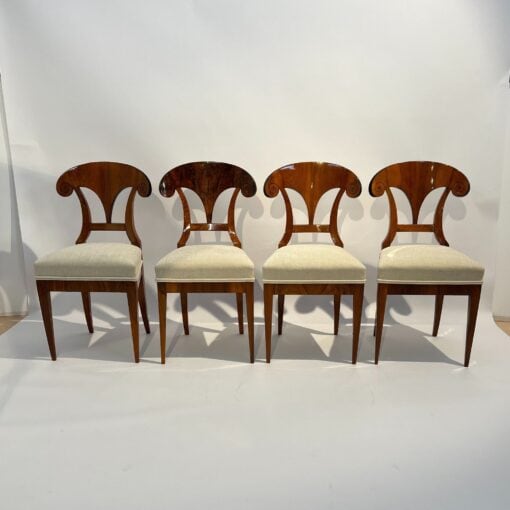 Four Biedermeier Shovel Chairs - Four - Styylish